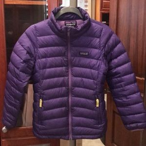 Patagonia Girls Down Sweater Size 10 - Purple
